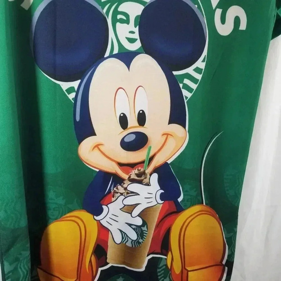 Starbucks Mickey Mouse Shirt Sz M - Picture 4 of 7